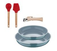 Sartenes ø24ø28cm inducción click&cook y utensilios de cocina