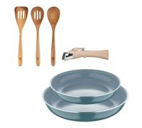 Sartenes ø24ø28cm inducción click&cook y utensilios de cocina