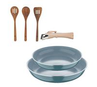 Sartenes ø24ø28cm inducción click&cook y utensilios de cocina