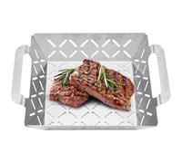 Sartenes de barbacoa para exteriores | Sartén portátil resistente con mango largo, accesorios versátiles para barbacoa al aire libre | Para camping, jardín, terraza, pícnic, , maíz, patata