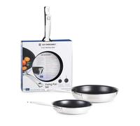 Sartenes Profesionales de Le Creuset - Set de 2 Piezas 3-PLY, 20 y 24 cm, Antiadherentes, Aptas para Horno, Congelador y Lavavajillas, Diseño Ergonómico