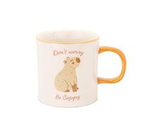 Sass & Belle Taza Dont Worry Be Cappy Porcelana 280 ml (sin manija)
