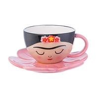 Sass & Belle Taza con Plato Frida XDC315, Cerámica