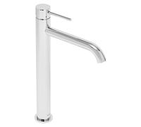 SAT Aurum, grifo monomando para lavabo, 30,8 cm, acero inoxidable, cromo