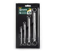 SATA ST09012SJ Juego de Llaves de Caja E-Torx Pulidas de 4 Piezas, E6 - E24, con Bandeja