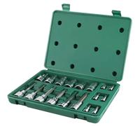 Sata st09052sj juego de llaves de vaso para brocas torx, unidad de 1/4