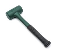 SATA ST92903SC Martillo de Golpe Muerto de 55 mm, Cabeza de 1050 g de Peso y 350 mm de Longitud, con una Cabeza de Goma Verde Suave que Absorbe los Impactos