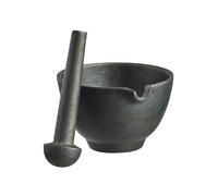 Satake Mortero de hierro fundido Satake Nabe negro