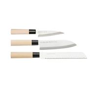 Satake Set de cuchillos Satake Houcho 3 piezas Hi Carbon Steel