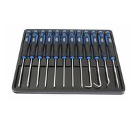 Satra juego de destornilladores de precisión (12 piezas, 170 mm, ranu