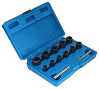 Satra s-ts13x - juego de extractores de tornillos (13 piezas, 8-21 mm)