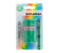 Saturnia 8060318 conector manguera plastico 1/2 con stop blister