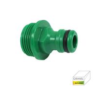 Saturnia 8060325 adaptador manguera plastico 3/4 macho granel