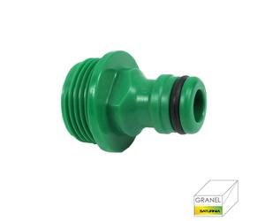 Saturnia 8060325 adaptador manguera plastico 3/4 macho granel