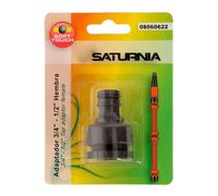 Saturnia - adaptador manguera soft touch 3/4' - 1/2'