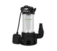Saturnia Bomba de aguas sucias sumergible inoxidable 1.300 W 25.000 l/h Prof. 7 m Elev. 11 m Ø 38 mm