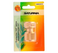 Saturnia conector manguera laton 1/2' hembra, adaptador grifo, conecto