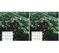 SATURNIA Malla Antipajaros (Rollo 4 x 5 Metros) Red Proteger Arboles, Cultivos, Frutas. (Paquete de 2)