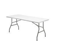 Saturnia mesa plegable rectangular hdpe multifuncional, portatil, resi