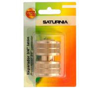 Saturnia - reparador laton para mangueras 3/4'. blister 1 pieza
