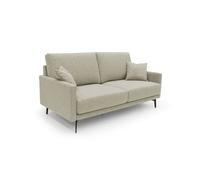 Saturno sofá moderno en tela suave e impermeable 140 cm beige
