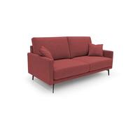 Saturno sofá moderno en tela suave e impermeable 160 cm rojo