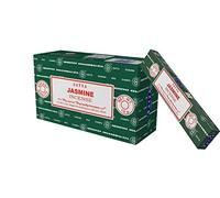 Satya Incienso Nag Champa Jazmín, 15 g, Caja 12 paquetes