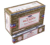 SATYA Incienso Palo Santo 15 GR. X 12 Cajas = 180 GR.