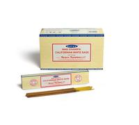 Satya Incienso en varillas California White Sage (Salvia blanca) Nag Champa 12 x 15 g