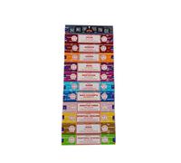 Satya Juego de Incienso 12 x 15 Gramos Incluye: Nag, Super Hit, Oodh, Positive Vibes, Namaste, Champa, Opio, Reiki, Curación Espiritual, Karma, Ayurveda Tradicional y Meditación