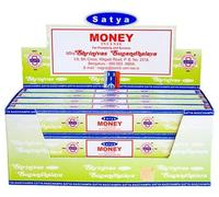 Satya Money - 12 cajas de 15 gramos - incienso Satya Sai Baba