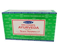 Varillas de incienso Satya Nag Champa, muchos aromas, 12 unidades de 15 g, AYURVEDA