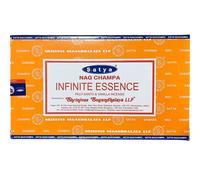 Satya Nag Champa Infinite Essence - Edición Limitada - Fragancia Exclusiva Palo Santo y Vainilla - 12 Cajas de 15g
