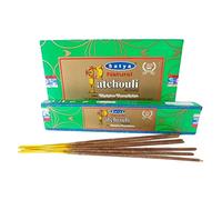 Satya Natural varillas de incienso, pachuli, 15 g, especial 12 piezas