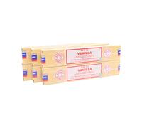 Satya Pack de 6 o 12 cajitas 15g de Incienso Vainilla Vanilla