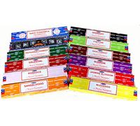Satya Sai Baba Nag Champa variety carton of mixed incense aromas & incense bu...