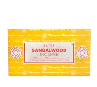 Satya - Varillas de incienso sándalo 15 g - Caja 12 paquetes