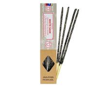 Satya - Varillas de Incienso Natural Smudge de Salvia Blanca - 10 Varillas - Larga Duración - 25 g