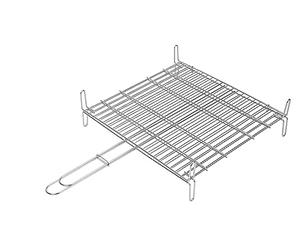 Sauvic 02680 - Parrilla Doble Inoxidable, 18/8, 30 x 35 cm