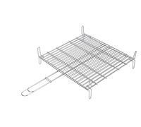 Parrilla doble inoxidable SAUVIC 18/8 40x45cm. 2685