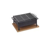 Sauvic 02906 - Barbacoa sobremesa con Parrilla Inoxidable, 18/8, 30 x 25 cm