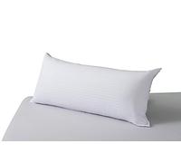 Savel - Funda de Almohada Cutí 100% algodón con Cremallera | 40 x 70 cm | Protector de Almohada de Algodon listado Transpirable. Tejido de Raso labrado Suave y Absorbente.