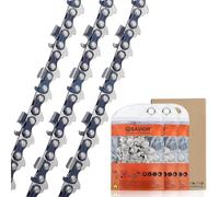 SAVIOR 3×Cadenas de Motosierra .325" para Espadas de 38cm 64 Eslabones, 1,3mm compatible con Husqvarna X-Cut SP33G, Makita DCS4300, Dolmar y muchas más
