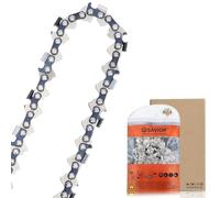 Savior Cadena de motosierra para barra de 18 pulgadas, 72 eslabones de transmisión, calibre de 0.58 pulgadas, paso de 0.325 pulgadas, cadenas de retroceso bajo compatibles con Husqvarna, Makita