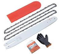 SAVIOR Paquete de 2 cadenas de sierras con 30 cm para motosierras y protección de espada, para Stihl 30050083405/36700000064, cadena de repuesto 1/4 pulgadas LP 1,1 mm 64 eslabones de transmisión para