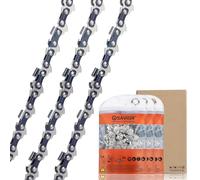 Savior Paquete de 3 cadenas de motosierra para barra de 45 cm, 62 eslabones, calibre de 0.50 pulgadas, paso LP de 3/8 pulgadas, compatible con Bosch AKE 45 S, Husqvarna, Ryobi y más