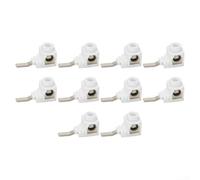 Sawhamale 10 Bloques de terminales eléctricos de 25 mm² para Conector de Caja de distribución de disyuntor de Barra colectora, Conectores de Cable Clasificados 63A con Carcasa de plástico para