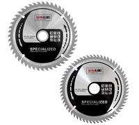 Saxton Hoja de sierra circular inalámbrica TCT de 165 mm para Dewalt Makita Ryobi Bosch
