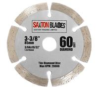 Saxton - Hoja de sierra circular para azulejos (85 mm, compatible con Worx Worxsaw Bosch, Makita Ryobi, etc.