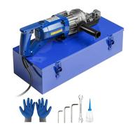 SBCGFY Cortadora de Varillas de Refuerzo hidráulica automática, Herramienta eléctrica para Cortar Cables de Acero, Rango de Corte de 4 a 20 mm, Incluye Llave, Aceite lubricante y Destornillador.
